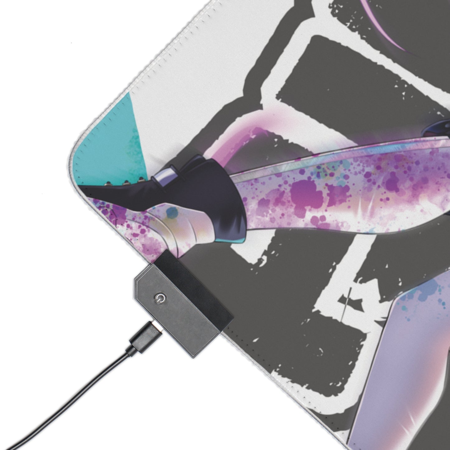 PJKT Revi LED Gaming Mouse Pad  35.4" (Black)