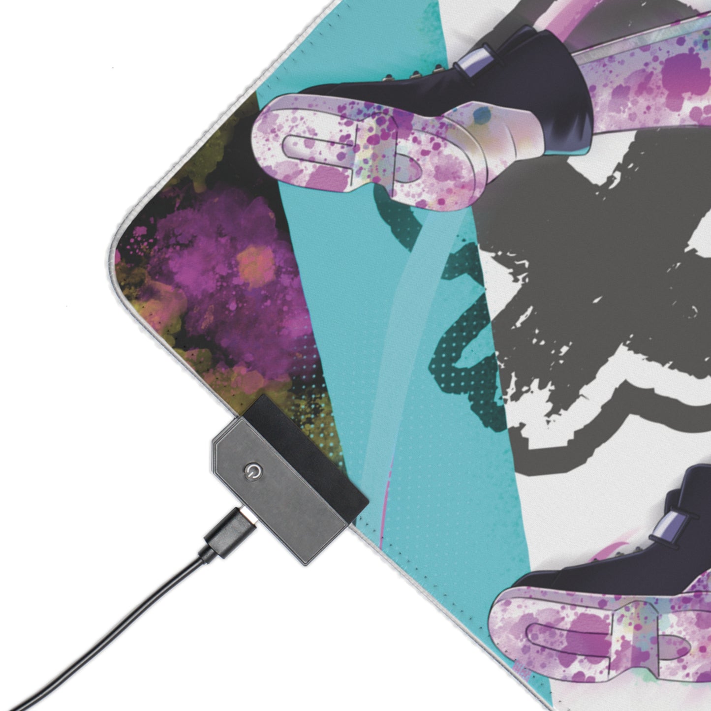 PJKT Revi LED Gaming Mouse Pad  27.6" (Black)