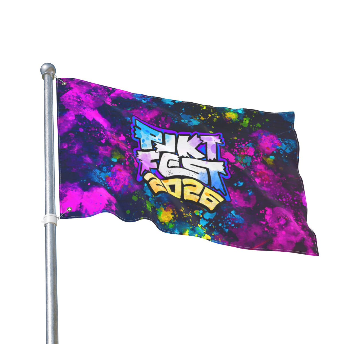 Double Sided PJKT FEST 2026 Flag