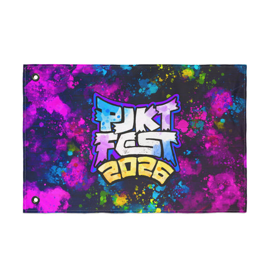 Double Sided PJKT FEST 2026 Flag