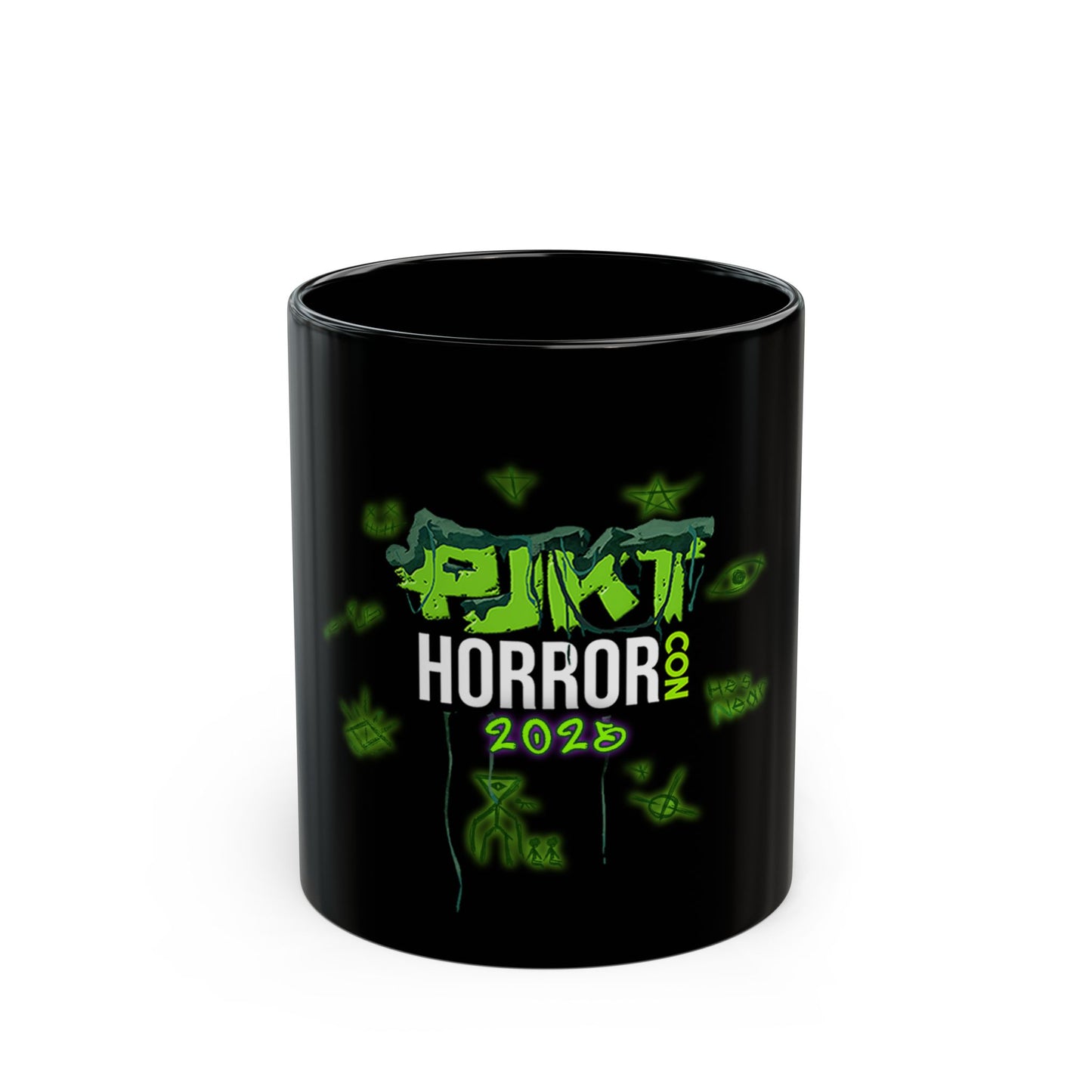HorrorCon 2025 Black Mug (11oz, 15oz)