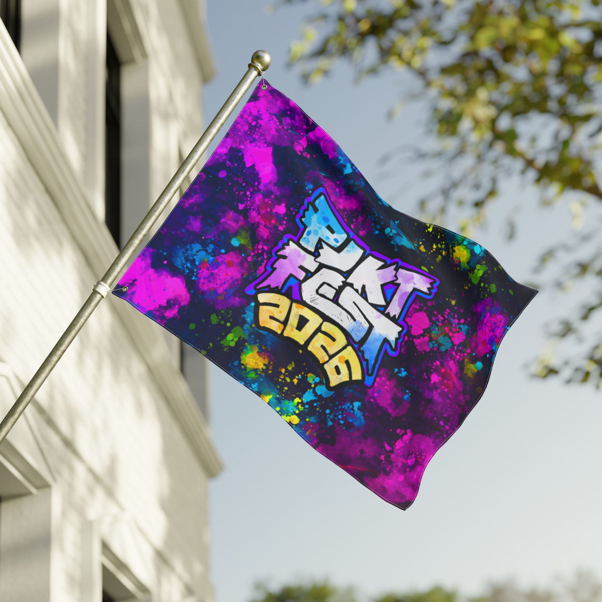Double Sided PJKT FEST 2026 Flag