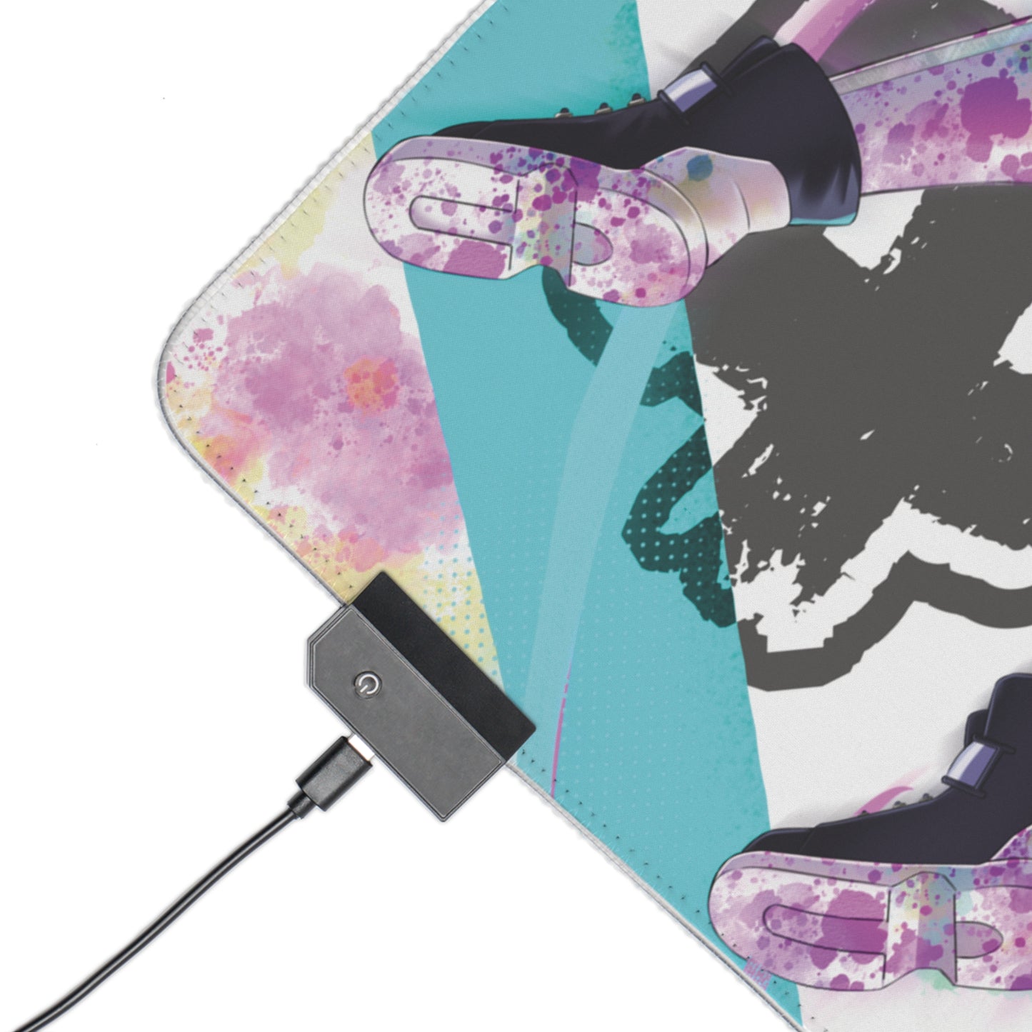 PJKT Revi LED Gaming Mouse Pad  27.6" (White)