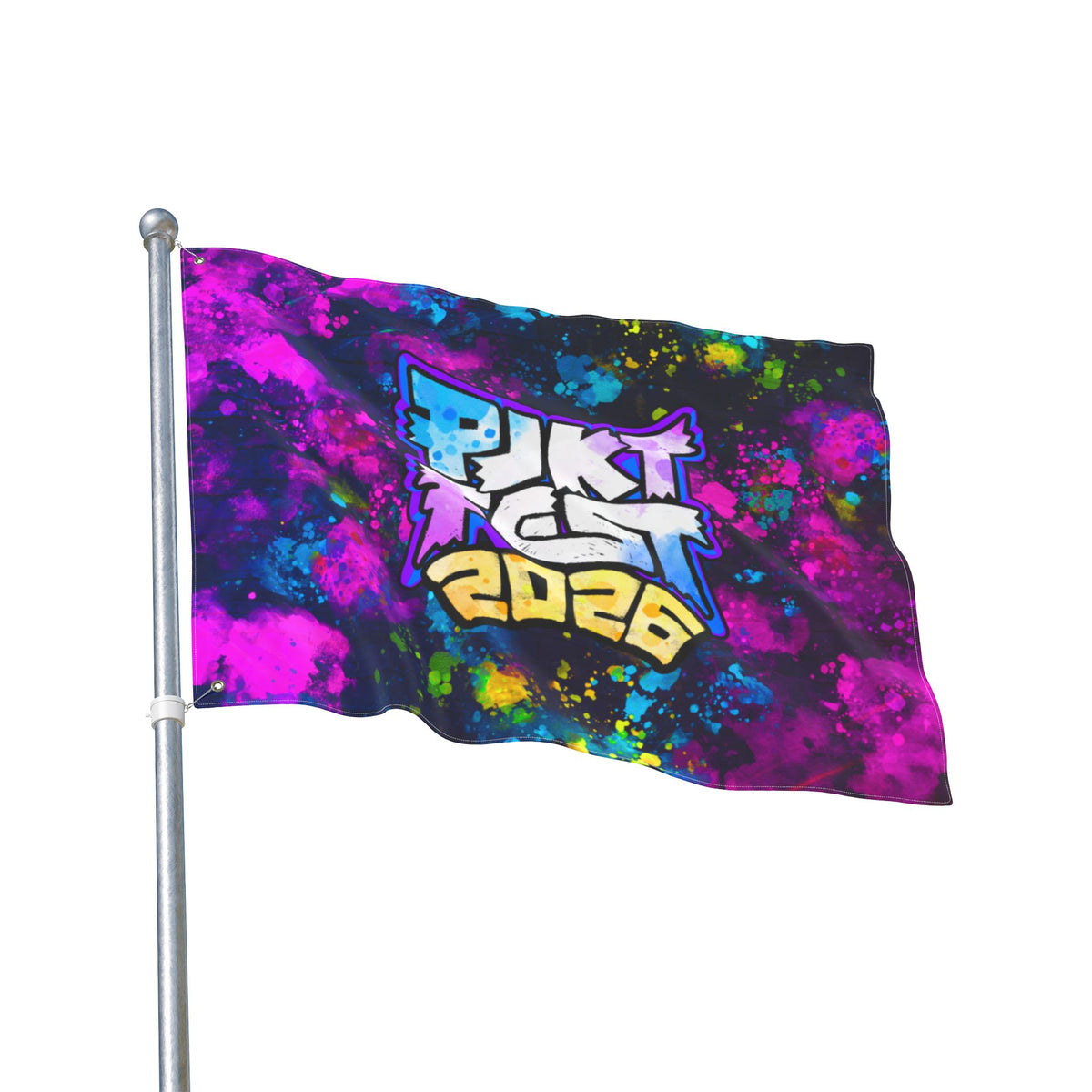 Double Sided PJKT FEST 2026 Flag
