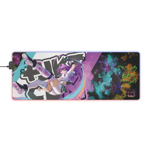 PJKT Revi LED Gaming Mouse Pad  31.5" (Black)