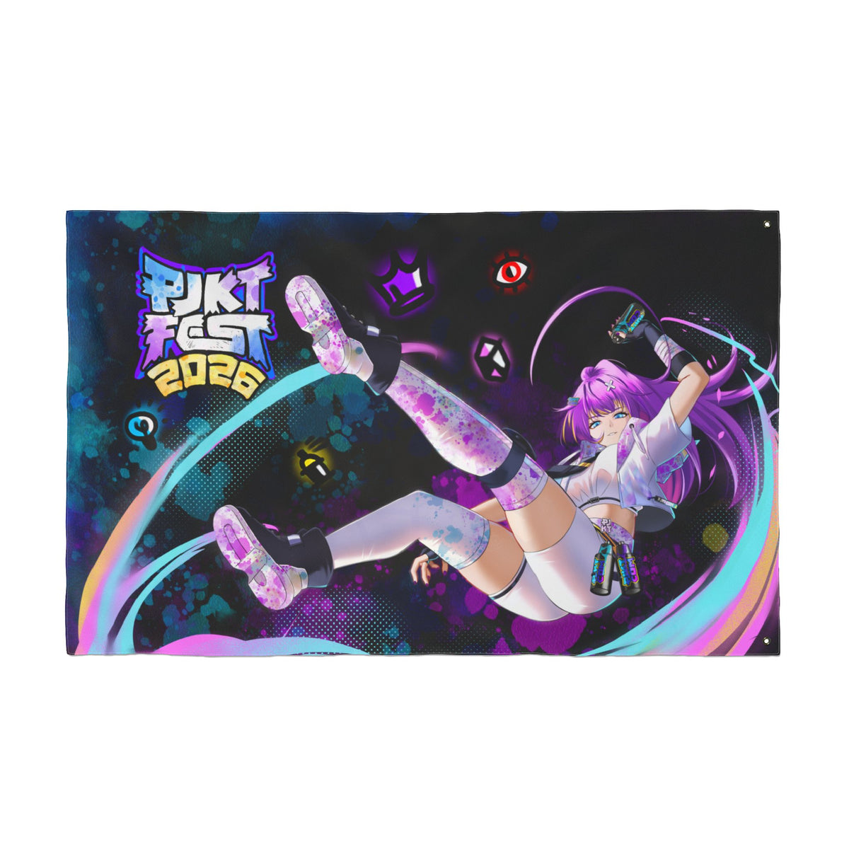 Double Sided PJKT FEST 2026 Flag