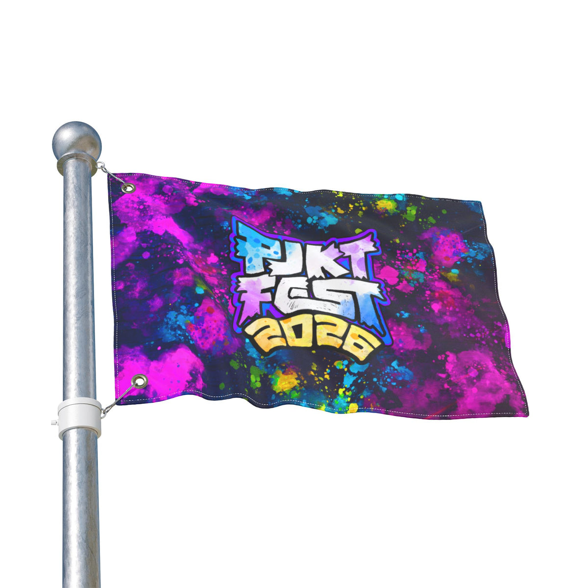Double Sided PJKT FEST 2026 Flag